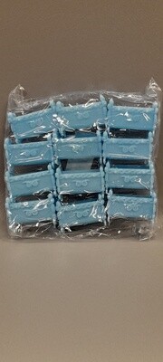 12pc 1.25&quot; Carriage Blue