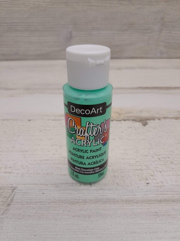 2oz Acrylic Paint Mint Chocolate Chip