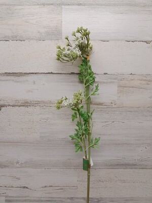 32&quot; Queen Anne&#39;s Lace Spray Cream/Green