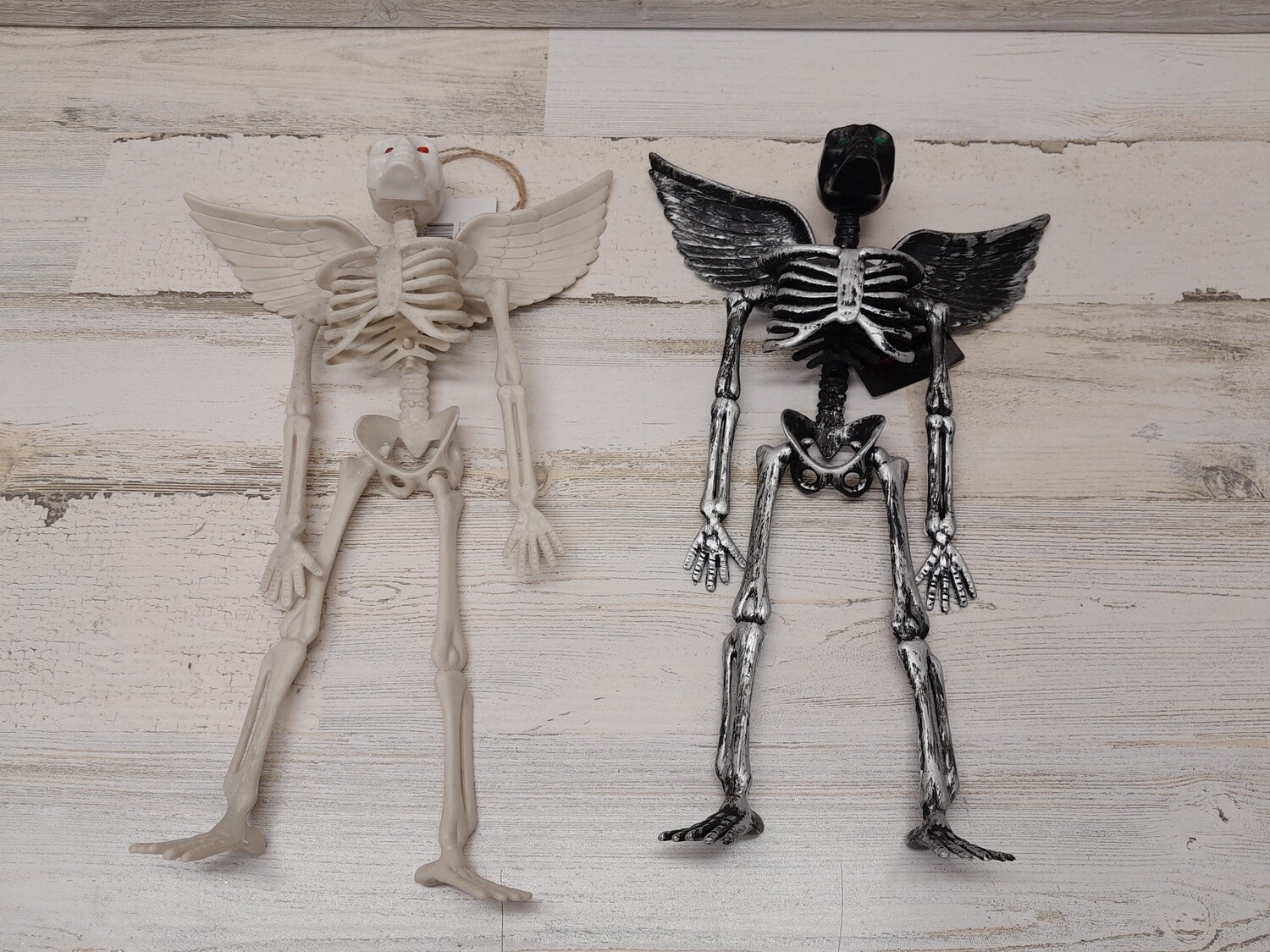 12.5&quot;x8&quot; Hanging Skeleton w/ Wings Assorted