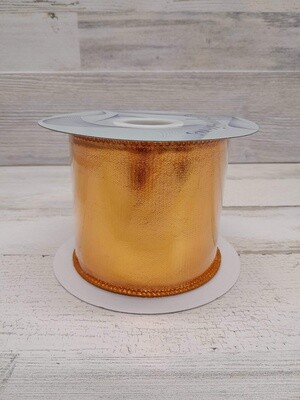 4&quot;x25yd Metallic Ribbon Copper