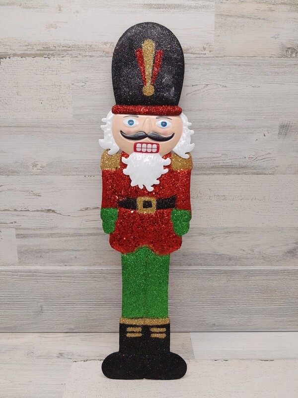 24&quot; Metal Nutcracker Décor