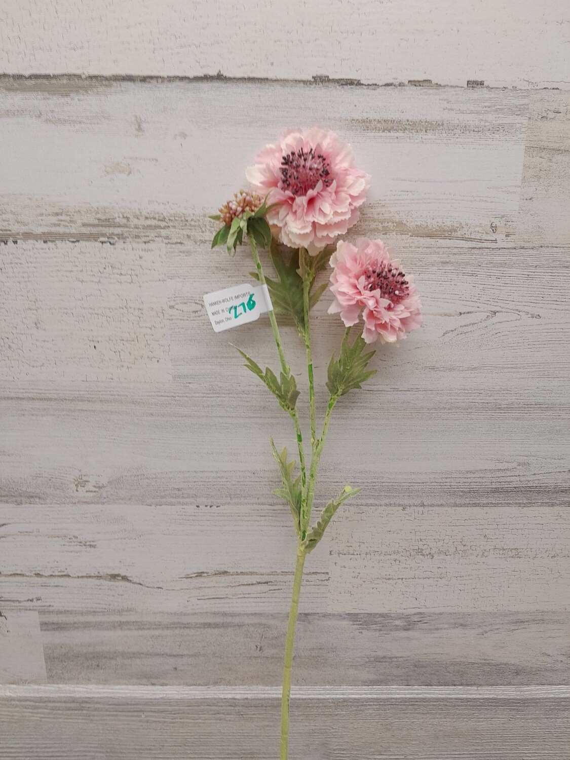 24&quot; Cornflower Stem Cream/Pink