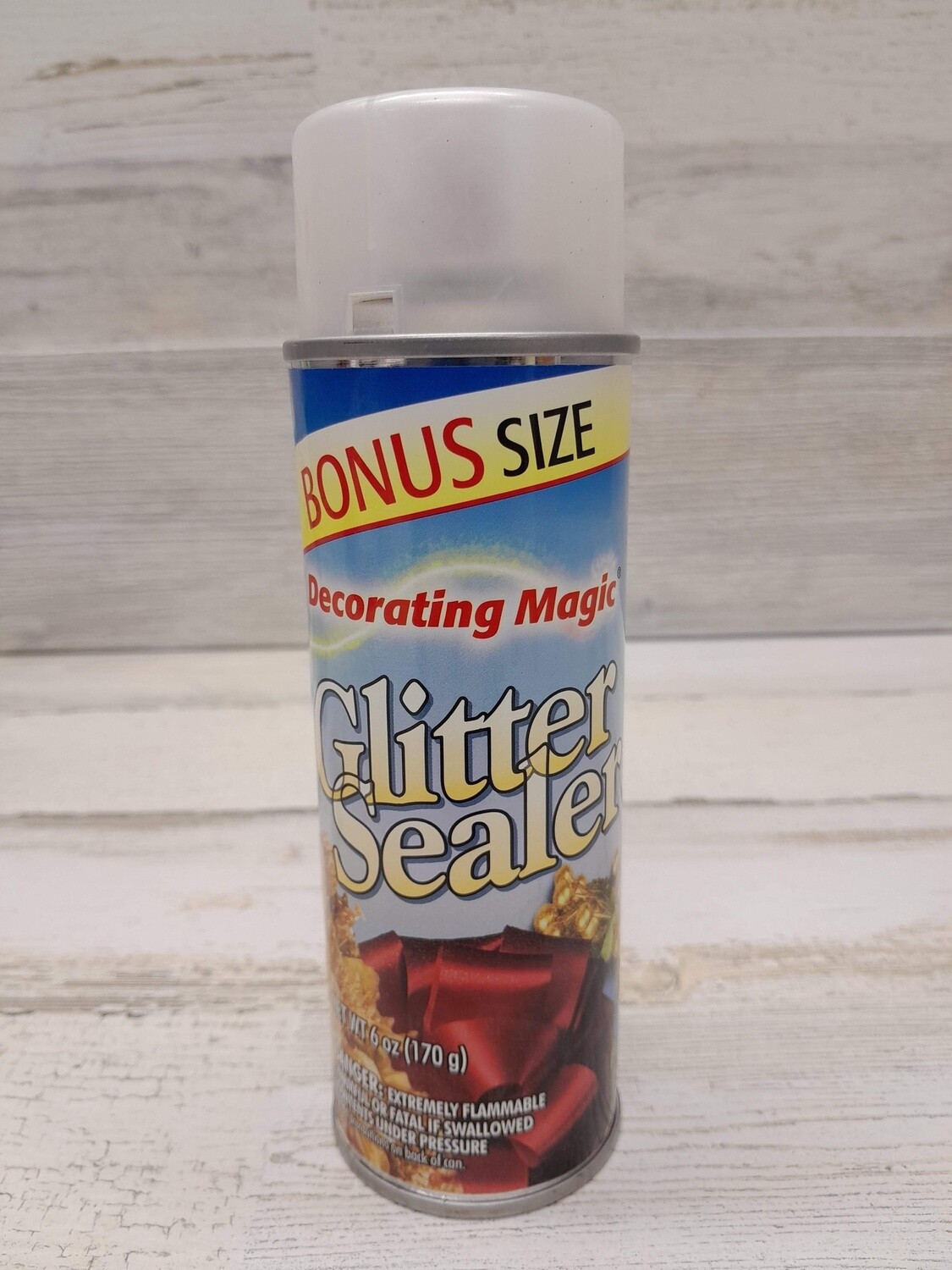 Decorating Magic Spray Glitter Sealer 6oz Clear