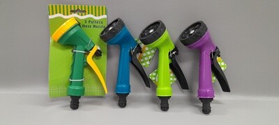 5 PATTERN HOSE NOZZLE ASSORTED