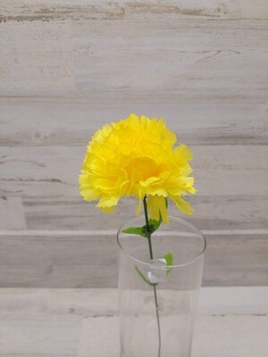 *18" Carnation Stem Yellow
