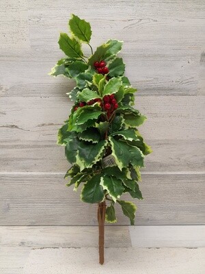 20&quot; Real Touch Holly Bush x7 Variegated