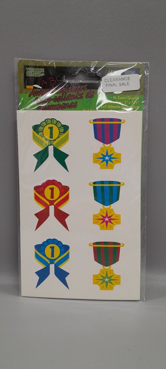 36pc Award Stickers