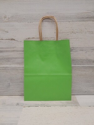 8&quot;x4.5&quot;x10.25&quot; Paper Gift Bag Lime