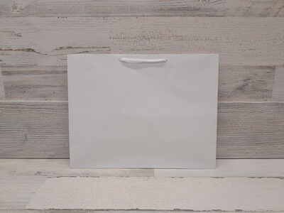 13&quot;x5&quot;x10&quot; Matte Bag White