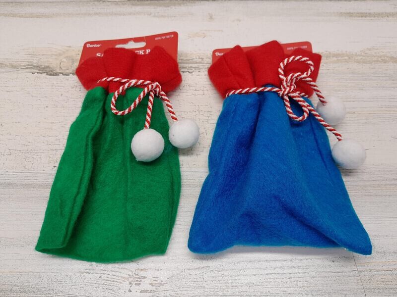 1pc 5&quot;x7&quot; Santa Sack Assorted