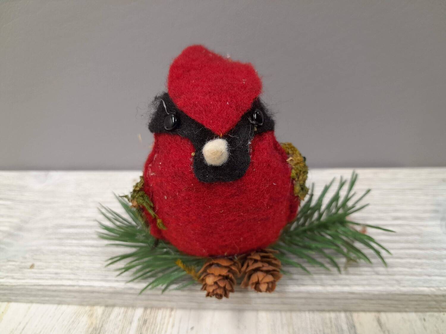 Felt Cardinal Ornament