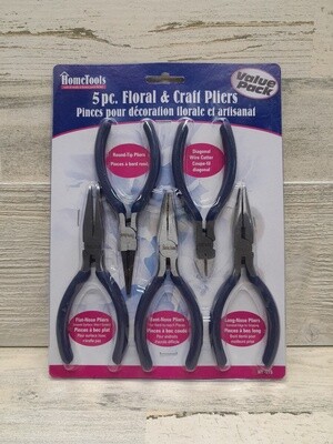 5pc Floral &amp; Craft Plier Set