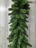 9&#39;x14&quot;  Frosted Black Forest Garland