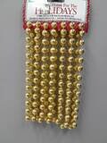 12mm 9&#39; Bead Garland Gold