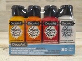 8pc 2oz Glass Paint Multi