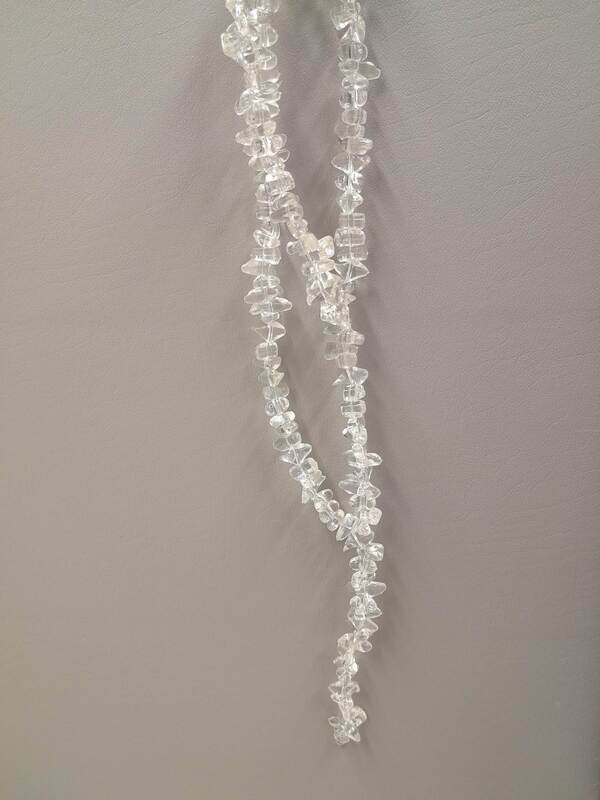 14&quot; Beaded Icicle Ornament Crystal