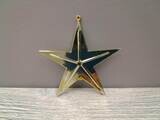 3&quot; Plastic Vacuum Plated Star Gold