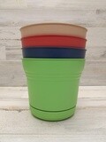 7&quot;x6.5&quot; Round Planter Assorted (Plastic)