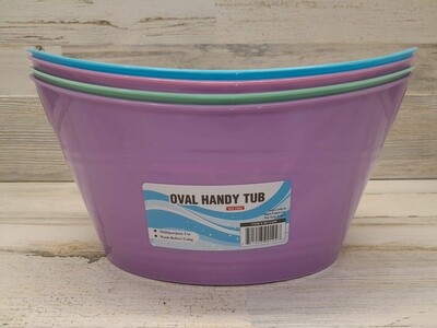 5.25"X12.5" OVAL TUB ASSORTED