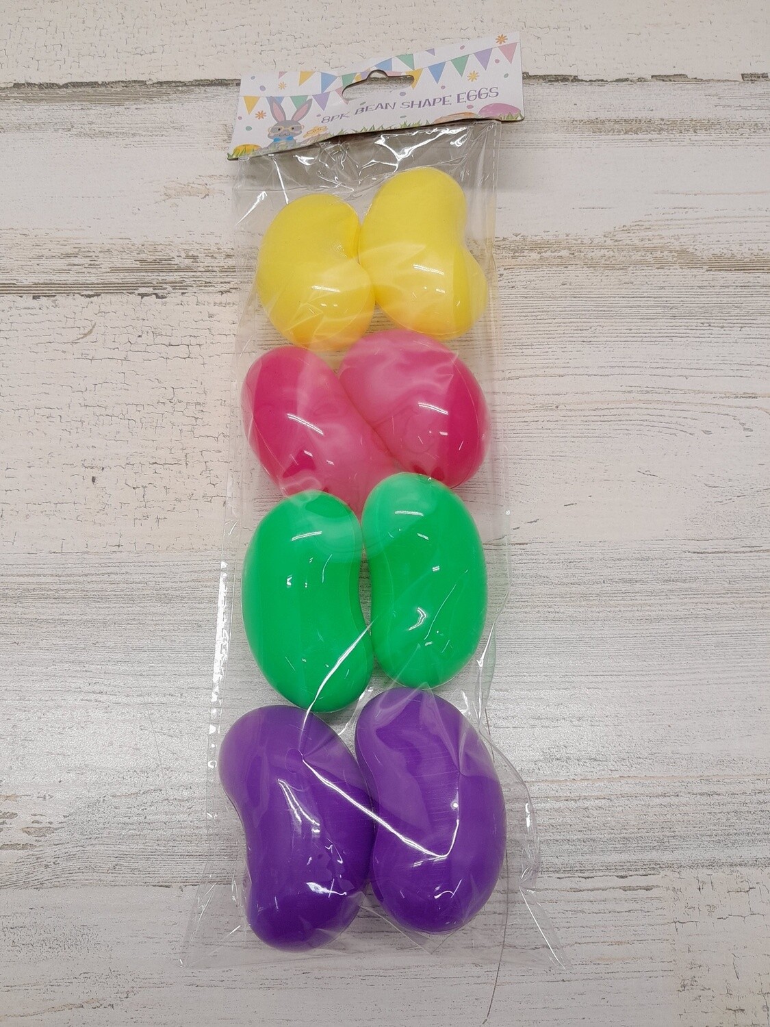 8PC 2-1/2" JELLY BEAN EASTER EGG ASSORTED