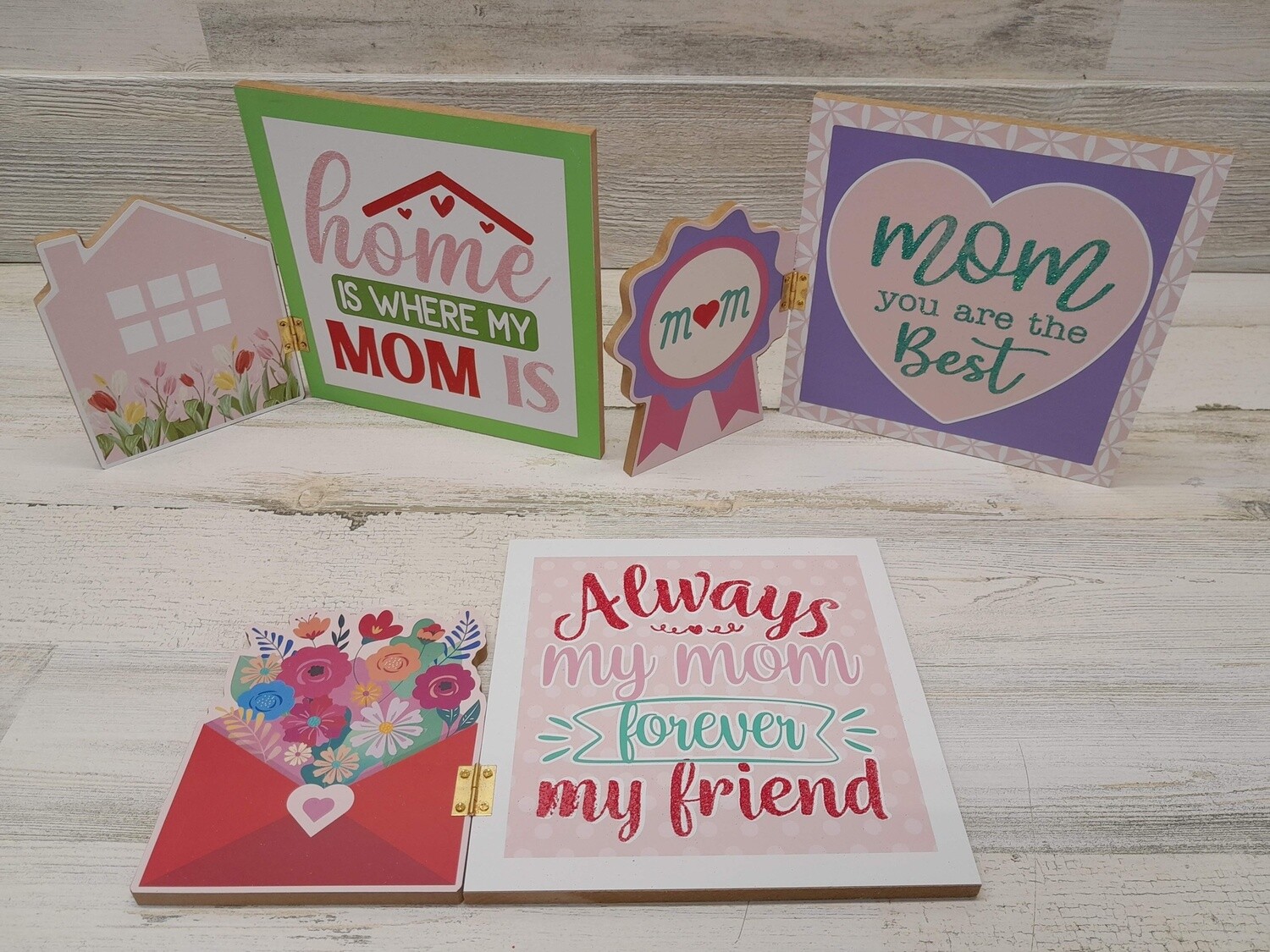 13"X7.9" MOTHERS DAY TABLE DECOR ASSORTED