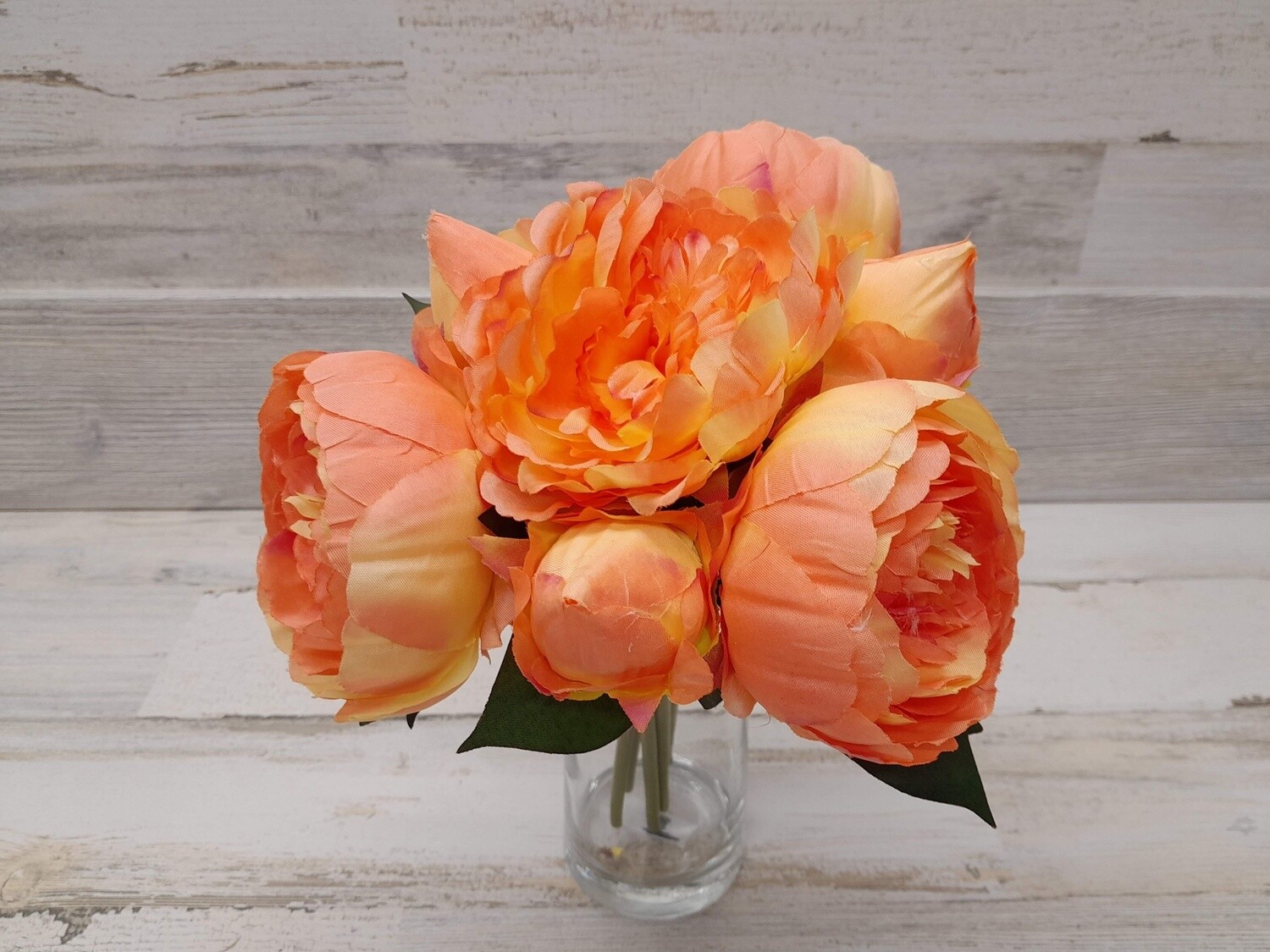 11.5&quot; Peony Bundle x7 Peach