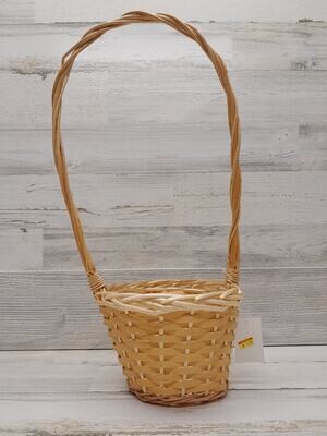 *Single Big Handle Round Basket 5004 (SM) *Single Big Handle Round Basket 5004 (SM)