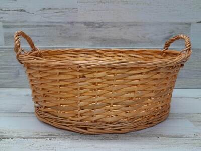 Double Handle Oval Basket Natural 7519 (#1)