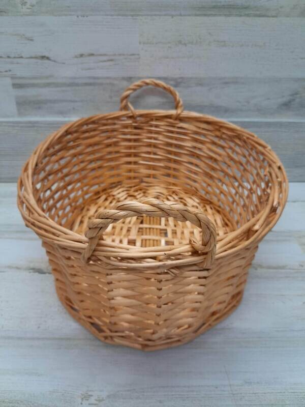 Double Handle Oval Basket Natural 7519 (#2)