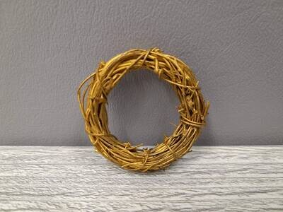 3pc 1-1/2" Gold Grapevine Wreath