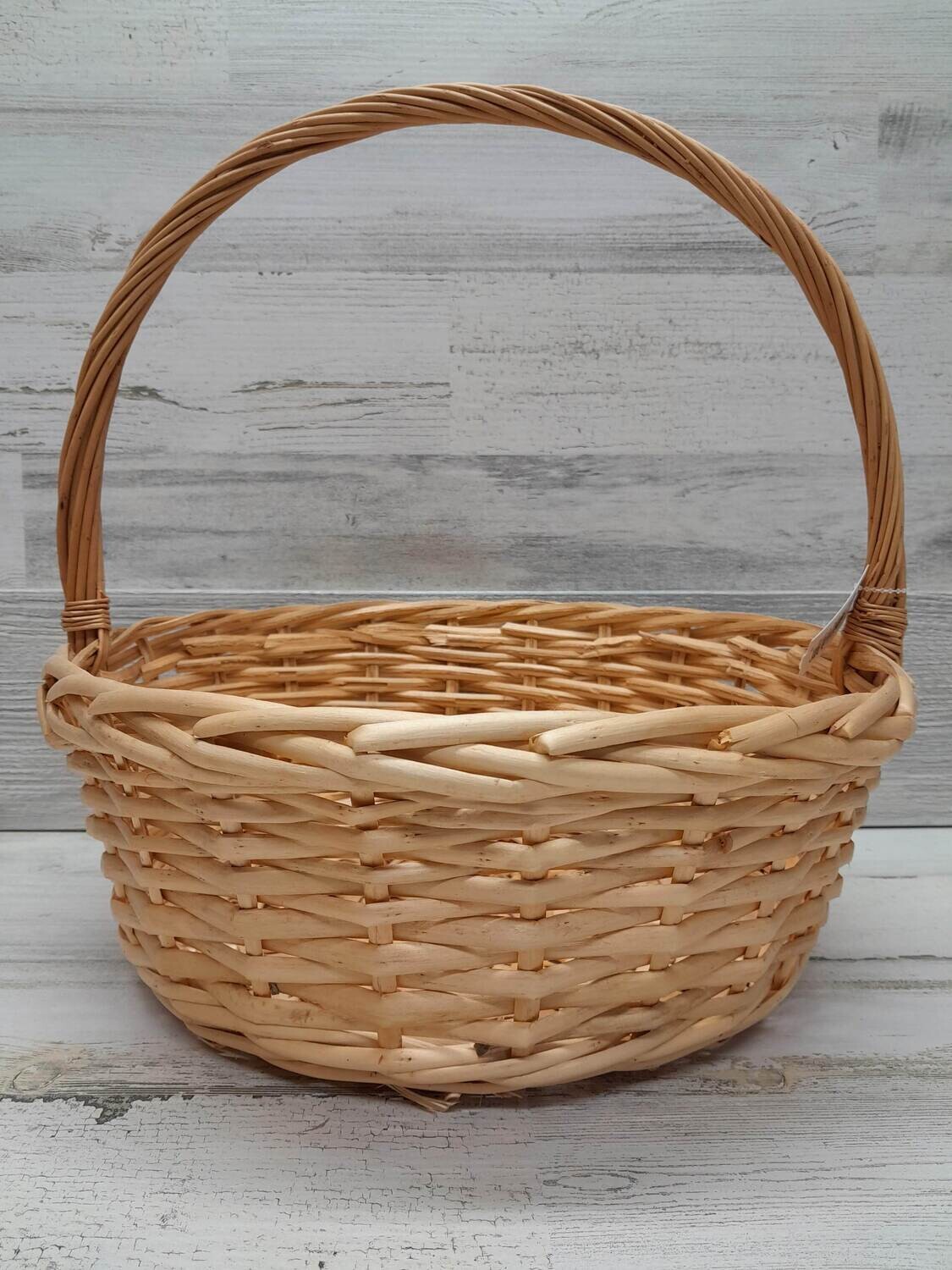 Single Handle Round Basket  Natural  (#2)