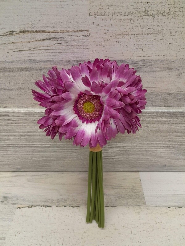 10.5&quot; Gerbera Daisy Bouquet x9 Lavender