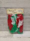 14gm Feathers Red/White/Green