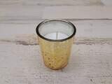 1pc Mercury Glass Filled Votive Gold