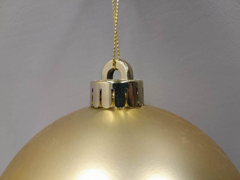 120mm V.P. Smooth Ornament Matte Light Gold