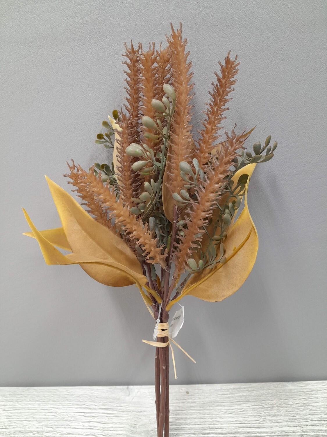 12.5&quot; Foxtail &amp; Foliage Bundle x3 Beige