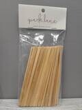 75pc 6&quot; Wood Craft Sticks Natural