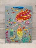 12&quot;x4.75&quot;x16.5&quot;  B-Day Gift Bag  Under The Sea