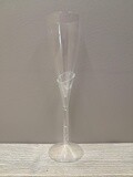 9&quot; Plastic Champagne Flute Clear