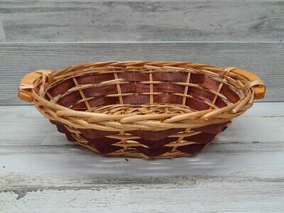 Double Handle Round Basket 14306