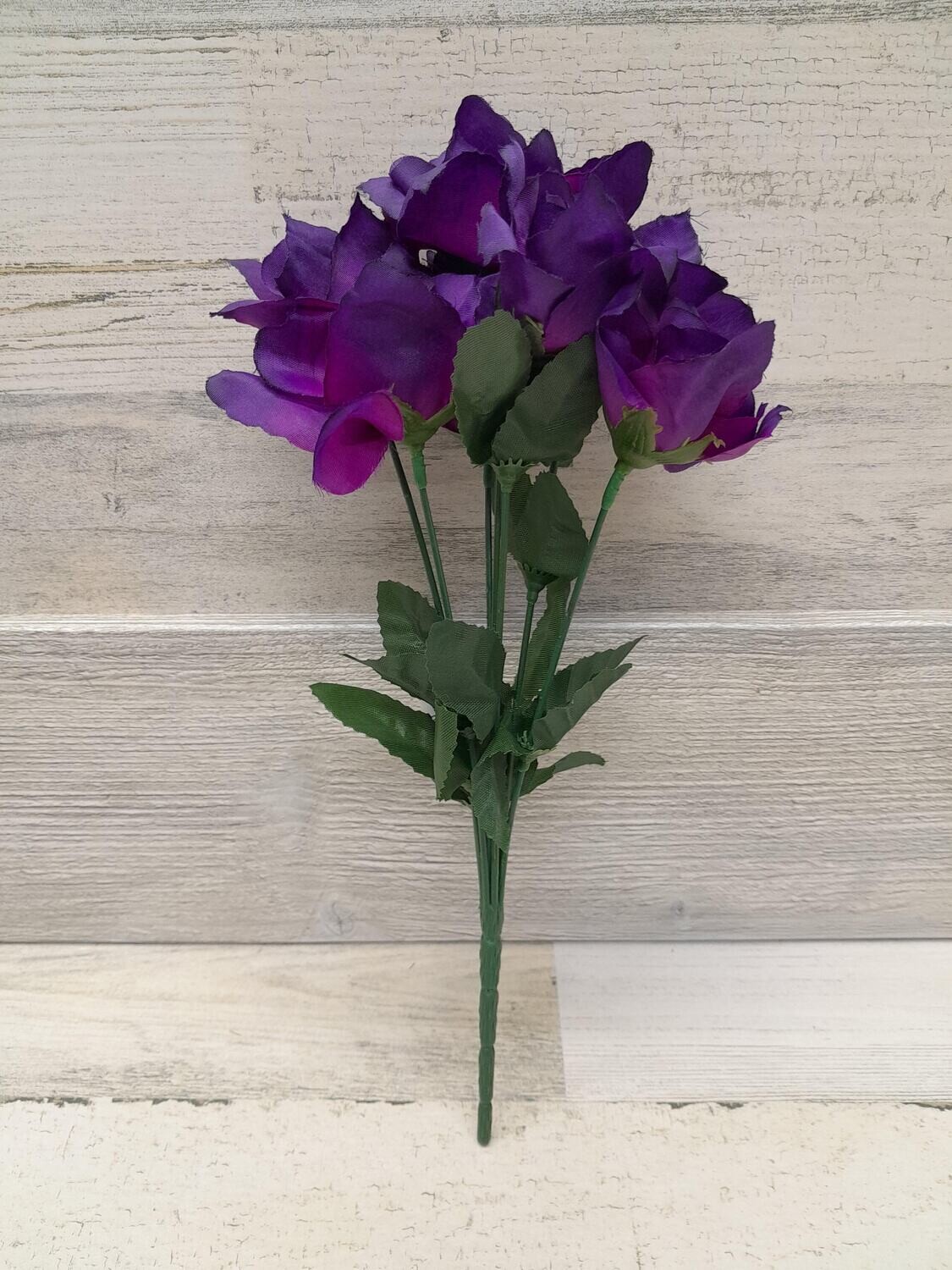 12&quot; Rose Bush x7 Purple