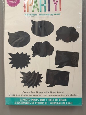 8pc Chalk Photo Props