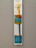 #4 White Bristle Fan Brush