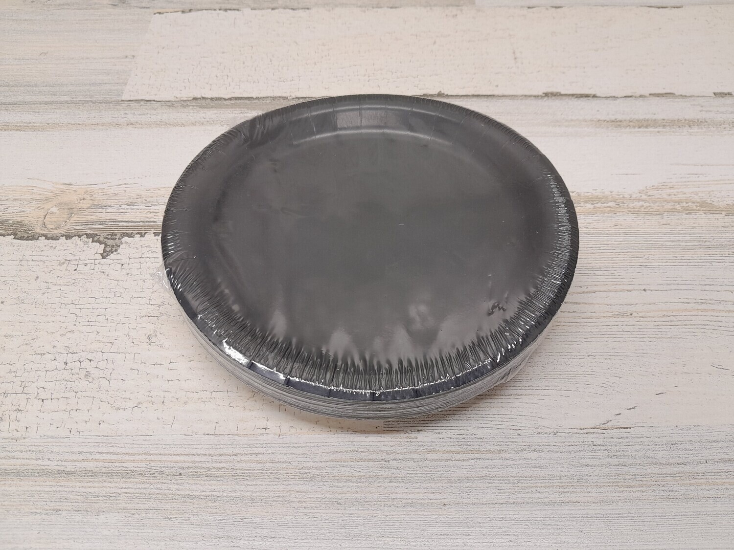 24pc 7&quot; Paper Plate Black