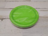 24pc 7&quot; Paper Plate Fresh Lime