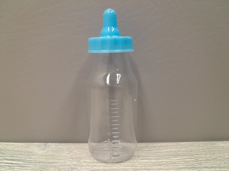 12pc 4.5&quot; Plastic Baby Bottle Blue