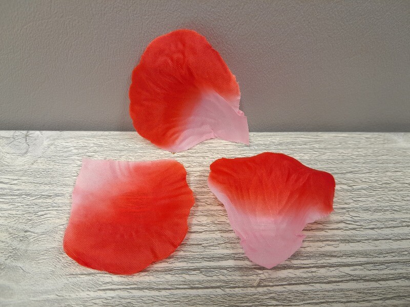 400pc Rose Petals Coral