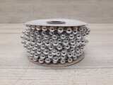 8yd 8mm Plastic MOT Pearl Strand Silver