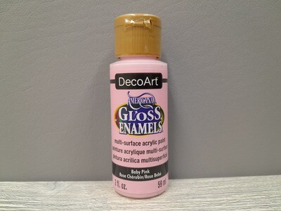 2oz Acrylic Gloss Enamel Baby Pink